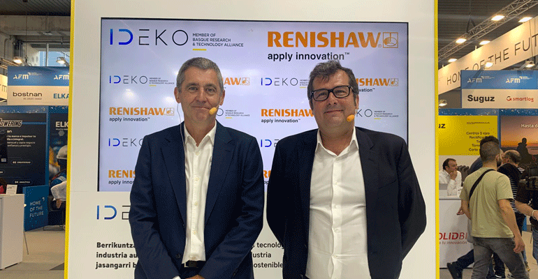 Renishaw y el centro tecnológico Ideko cierran un acuerdo de colaboración