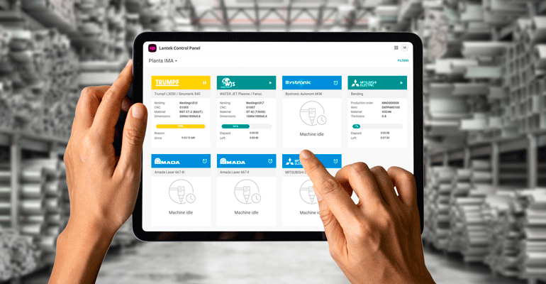 Lantek lanza su versión v44: El siguiente nivel de conectividad, información en tiempo real y fabricación inteligente