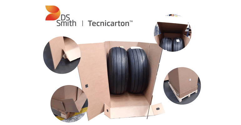 DS Smith Tecnicarton desarrolla un embalaje sostenible para el sector aeronáutico