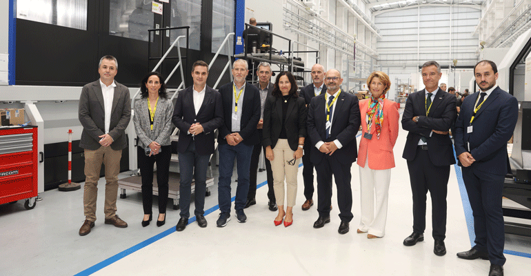 El consejero de industria, Mikel Jauregi, visita el sector de la máquina-herramienta